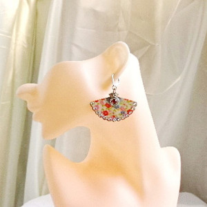 Boucles d’Oreilles « Au Bal chez Flore » (Réf. BC 103)