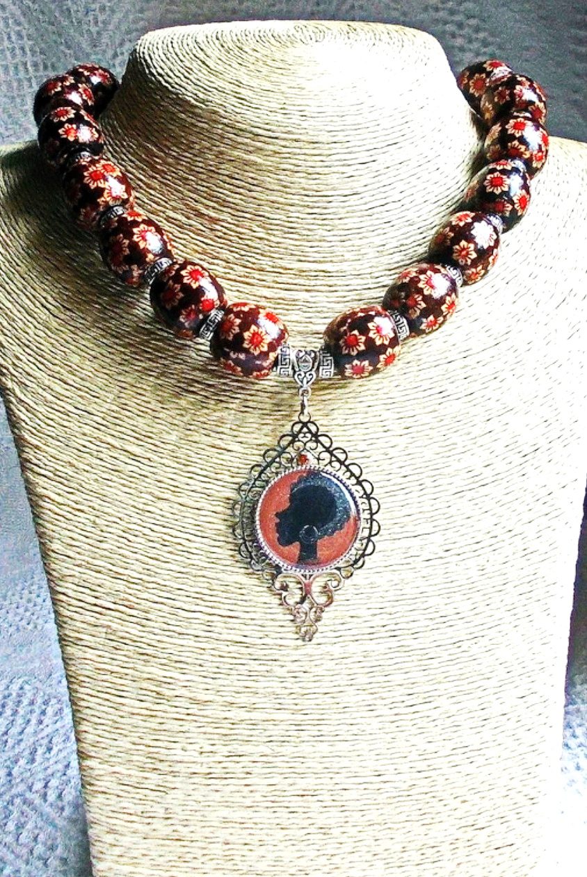 Collection "Afrique" — Collier Profil d'Ébène (CO 074) – Image 2