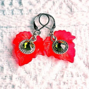 Boucles d’Oreilles "Éclat Végétal" (Réf. BC 138)