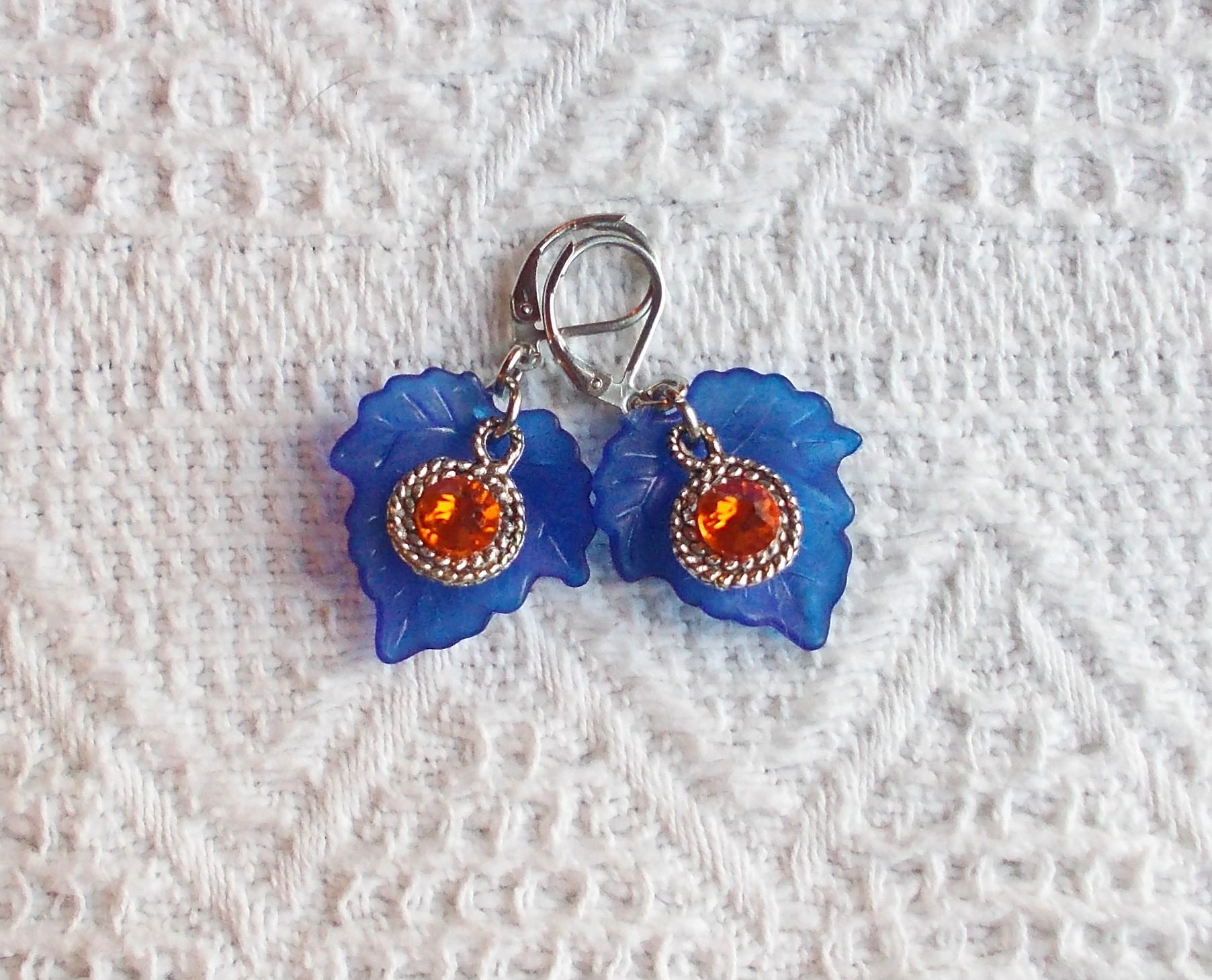 Boucles "Ambre et Azur" (Réf. BC 156)