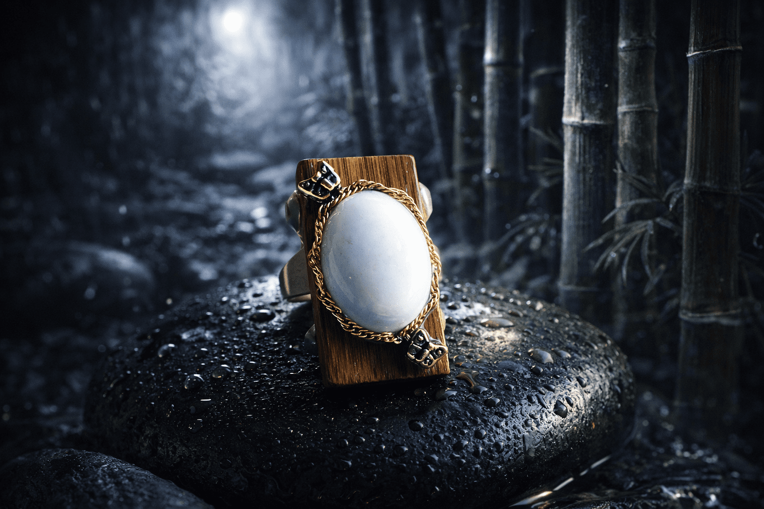 Bague "Clarté Lunaire" (Réf. B 048) – Image 4