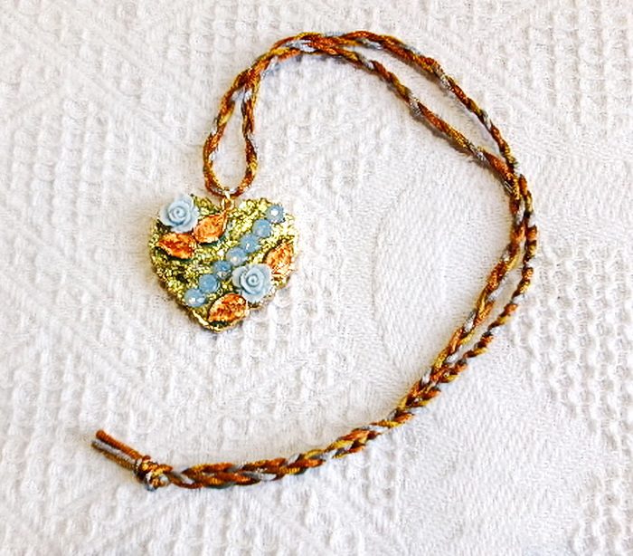 Collier "L'Etranger au Cœur Fleuri" (CO 086) – Image 2