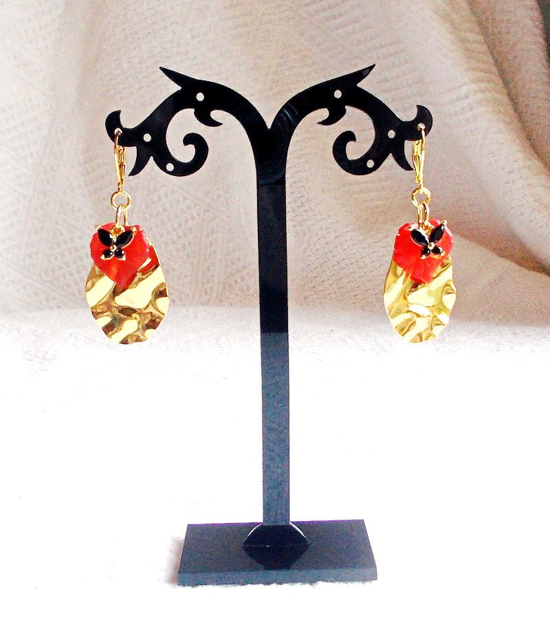 Boucles d’Oreilles "Éveil du Jardin" (Réf. BC 227) – Image 2