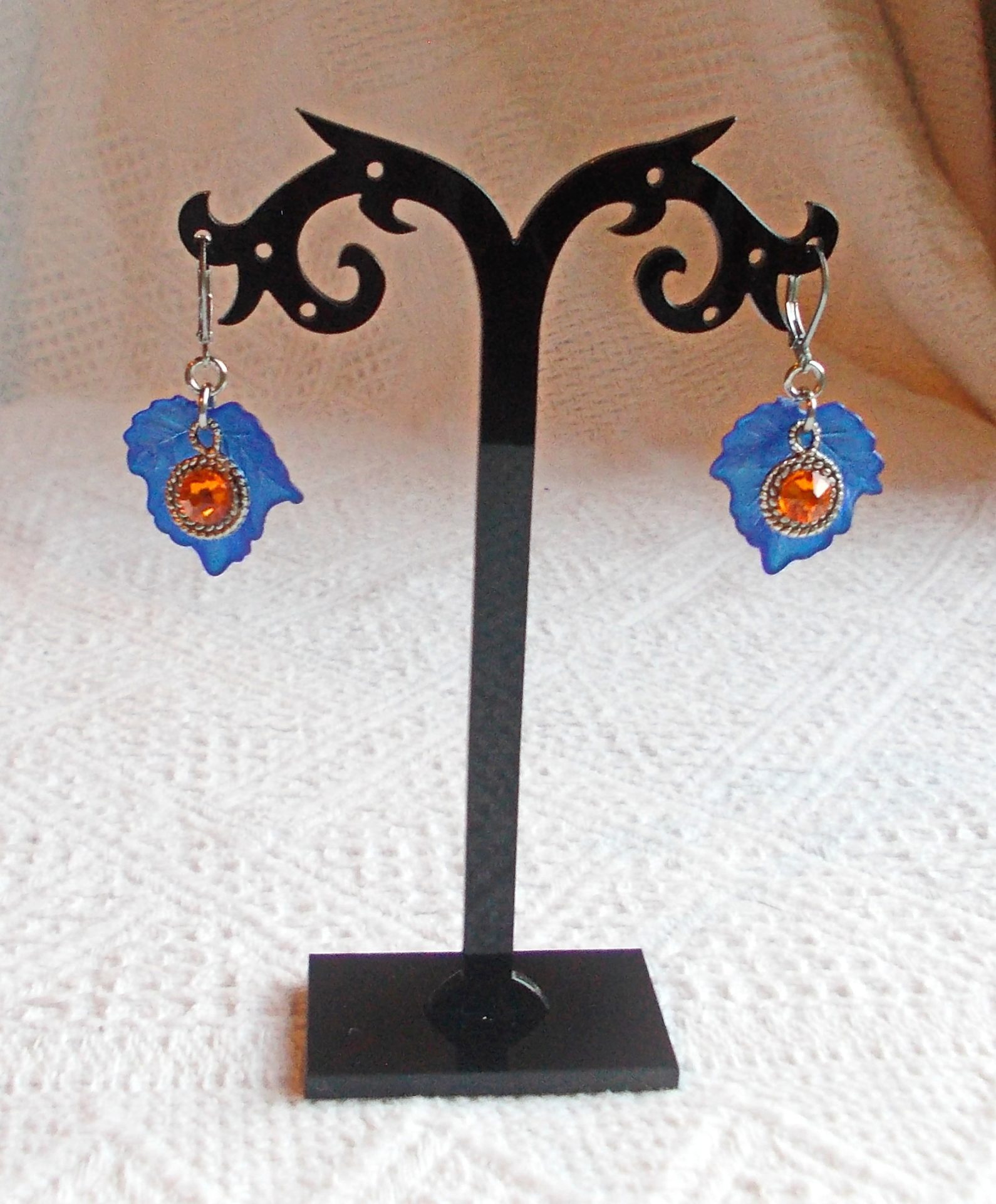 Boucles "Ambre et Azur" (Réf. BC 156) – Image 2