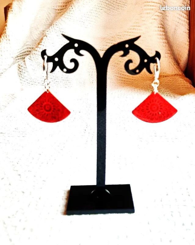 Boucles d’Oreilles "Horizon Indigo" (Réf. BC 109) – Image 7