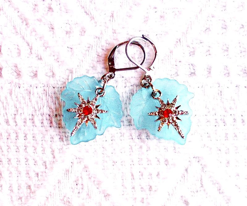 Boucles d'Oreilles "Étoile du Lagon" – Réf : BC 150