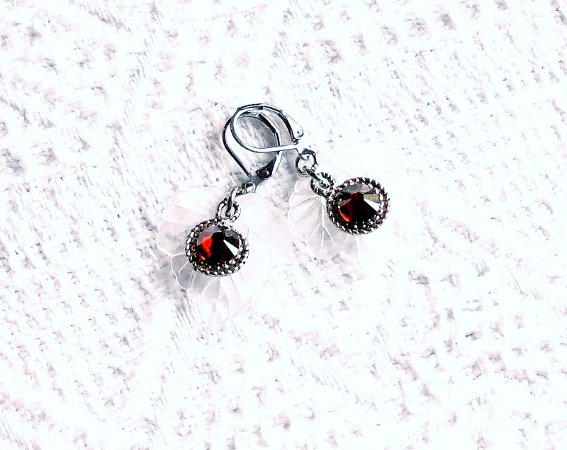 Boucles d'Oreilles "Éclat d'Hiver" – Réf : BC 154