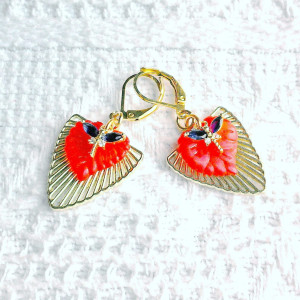 Boucles d'Oreilles "Les Coeurs Légers"–Réf : BC 213