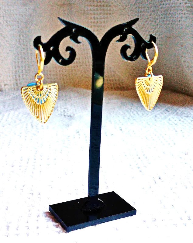 Boucles d’Oreilles "Envol Azuré" (Réf. BC 214) – Image 7