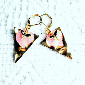 Boucles d'Oreilles "Prisme de Libellule" – Réf : BC 215