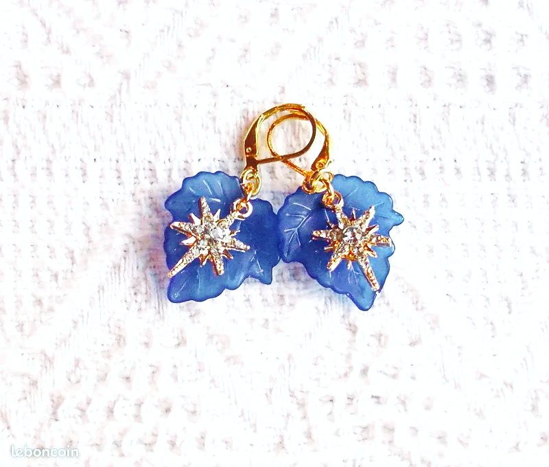 Boucles d'Oreilles "Nuit Étoilée" – Réf : BC 222