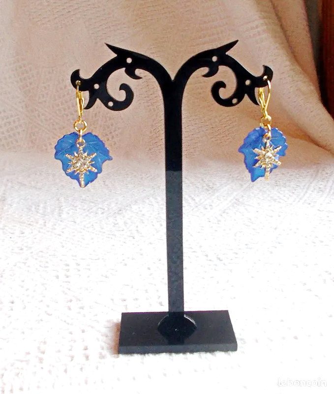 Boucles d'Oreilles "Nuit Étoilée" – Réf : BC 222 – Image 3