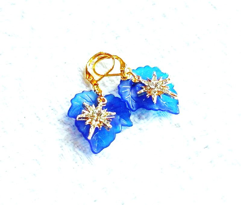 Boucles d'Oreilles "Nuit Étoilée" – Réf : BC 222 – Image 6