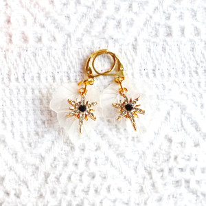 Boucles d’Oreilles "Etoiles des Neiges" (Réf. BC 212)