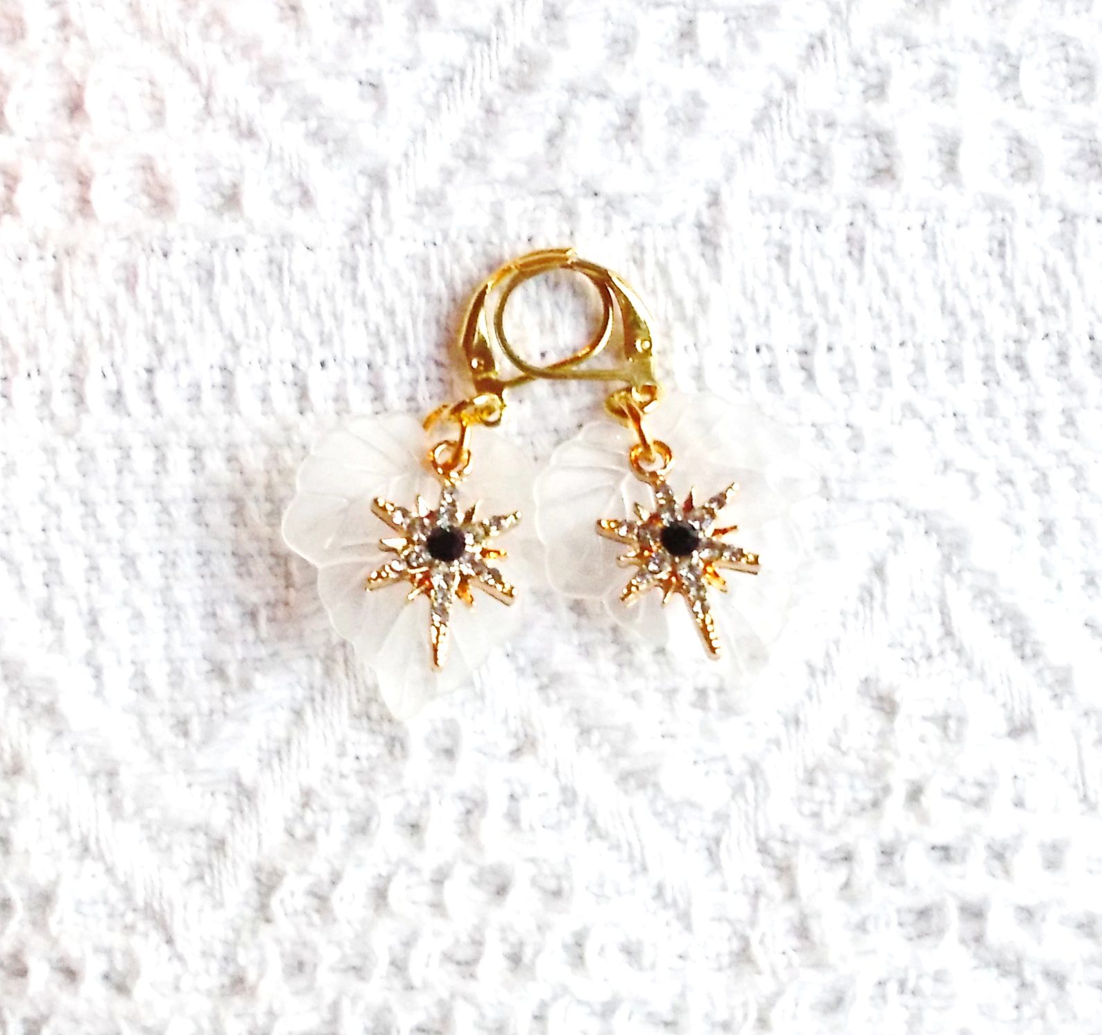 Boucles d’Oreilles "Etoiles des Neiges" (Réf. BC 212)