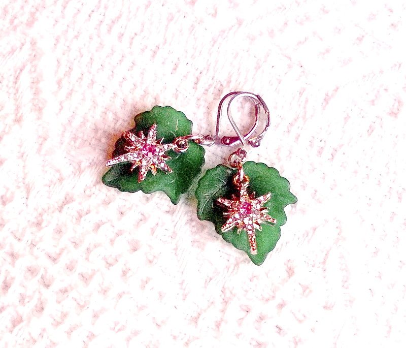 Boucles d’Oreilles "Étoile dans la Forêt" (Réf. BC 155) – Image 3