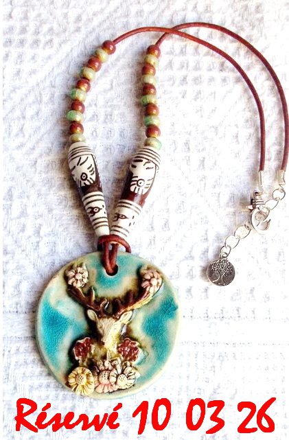 Collier "Le Bois du Cerf" - CO 022 - Réservé – Image 3