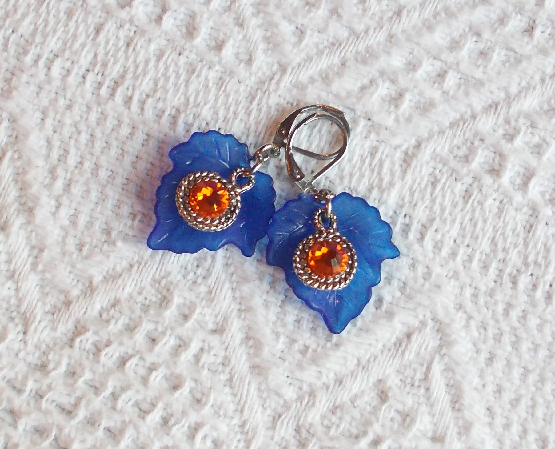 Boucles "Ambre et Azur" (Réf. BC 156) – Image 3