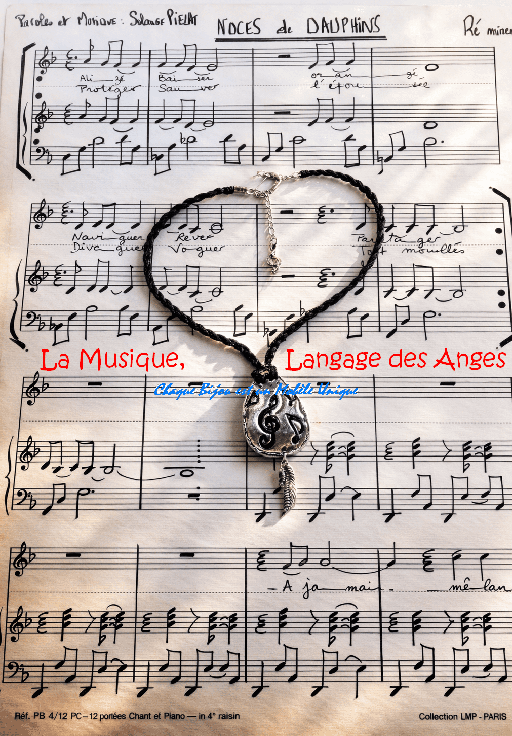 Collier "La Musique, Langage des Anges" — CO 081 – Image 5