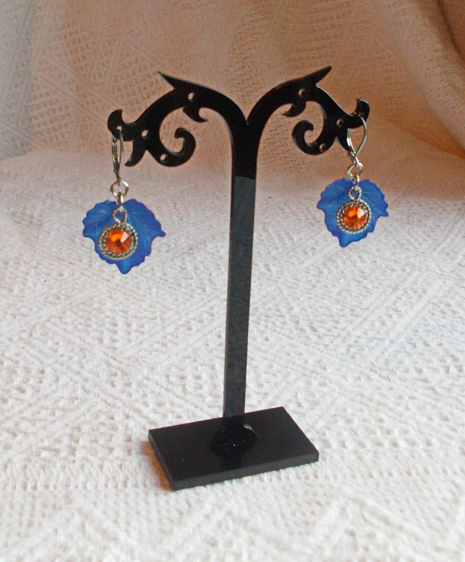 Boucles "Ambre et Azur" (Réf. BC 156) – Image 4