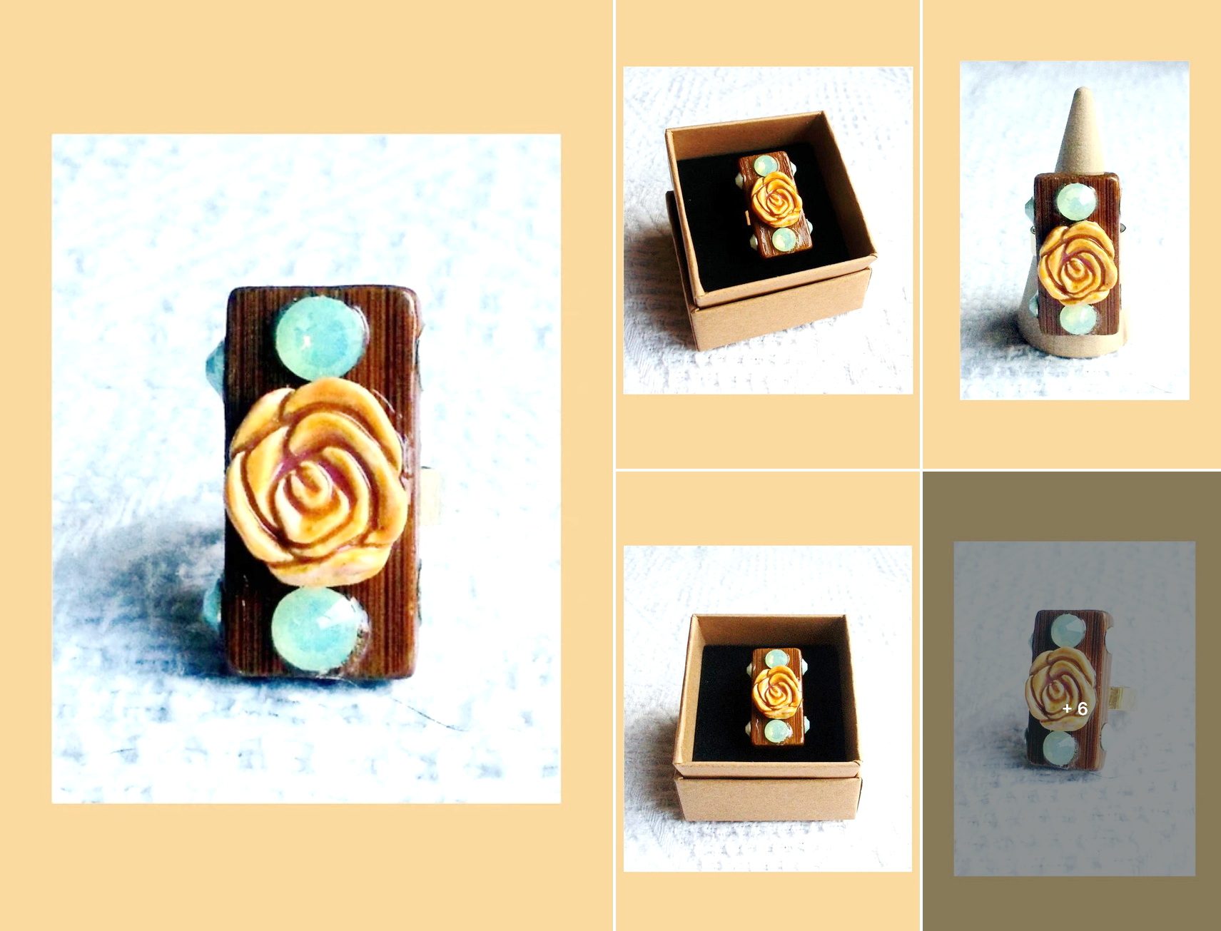 Bague "Jardin de Bambou" (Réf. B 036) – Image 6