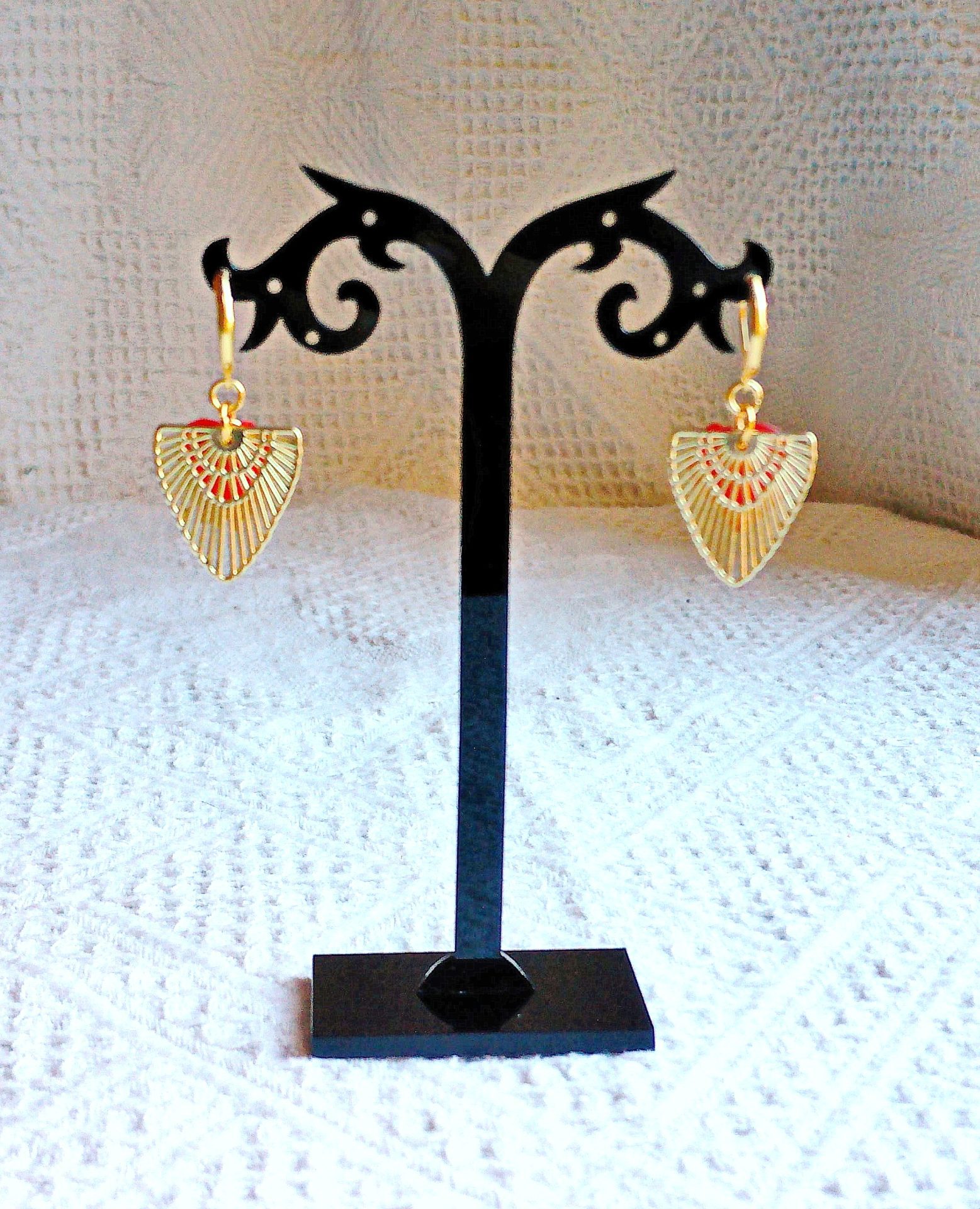 Boucles d'Oreilles "Les Coeurs Légers"–Réf : BC 213 – Image 7