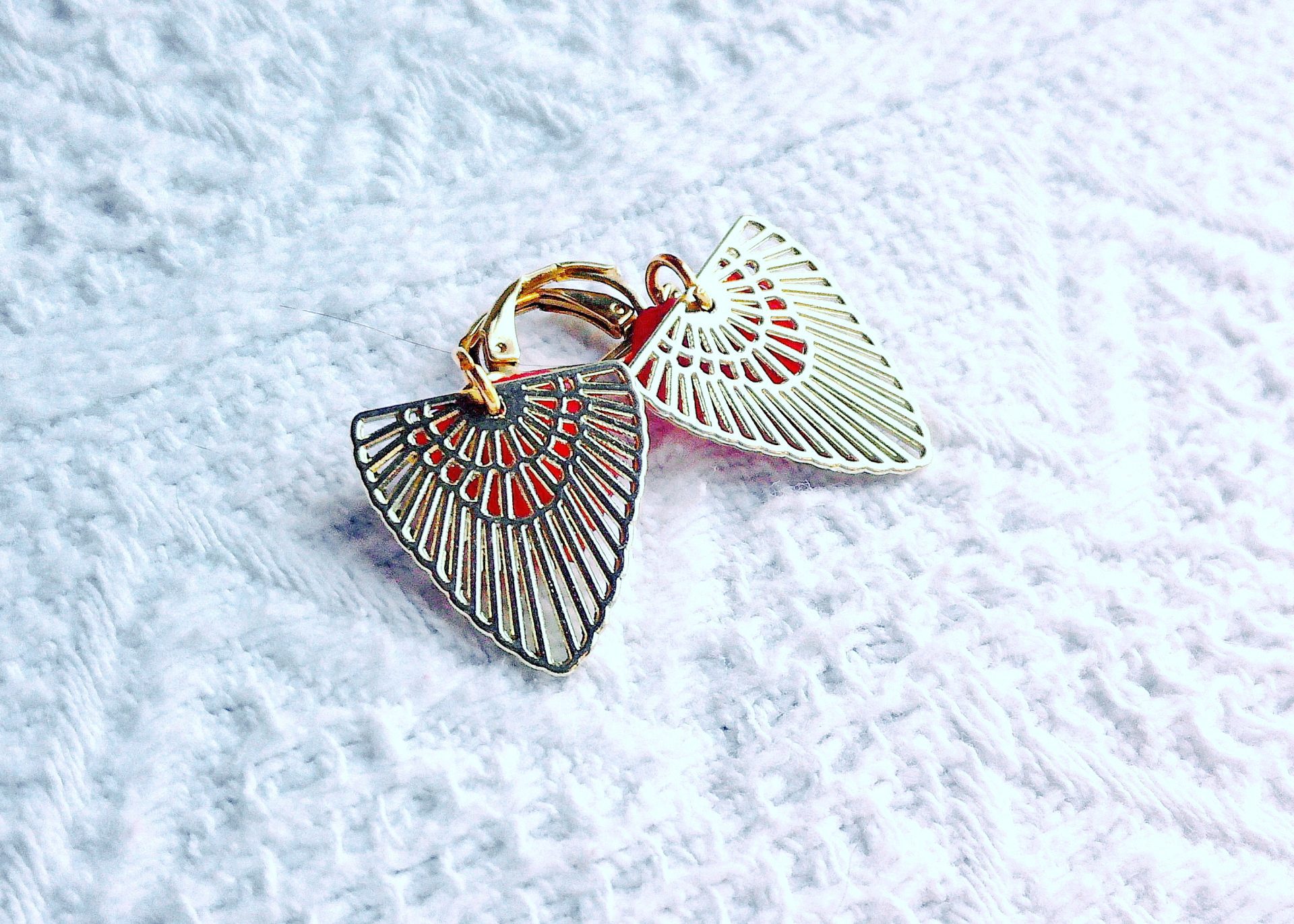 Boucles d'Oreilles "Les Coeurs Légers"–Réf : BC 213 – Image 8