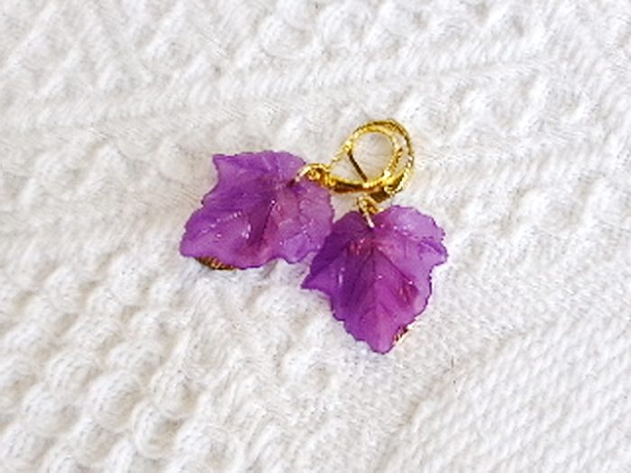 Boucles d'Oreilles : "Murmure de Vigne Royale " (BC 210) – Image 8