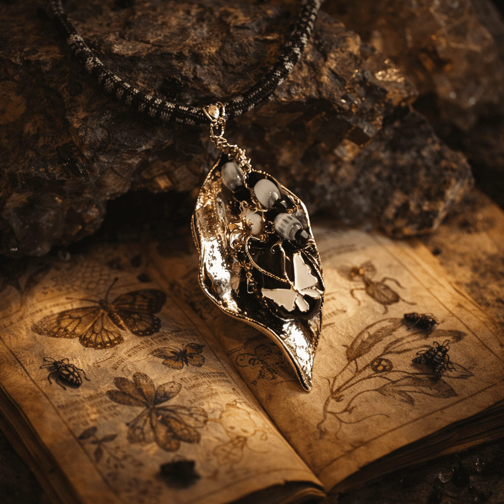 Collier "La Grotte à Papillons" (CO 003) – Image 4